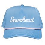 Seamhead snapback baseball rope hat carolina blue