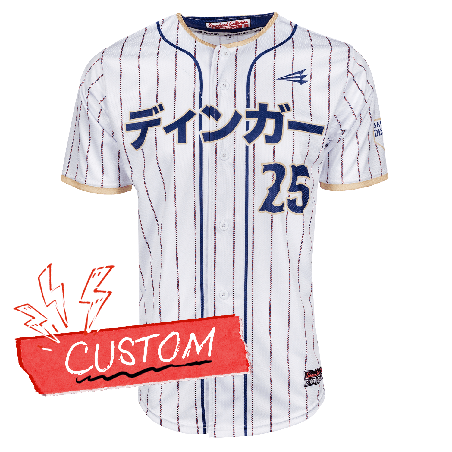 Japan Samurai Dingers Custom Lifestyle Baseball Jersey – Seamhead Swag Japan Samurai Dingers Custom Lifestyle Baseball Jersey – Seamhead Swag