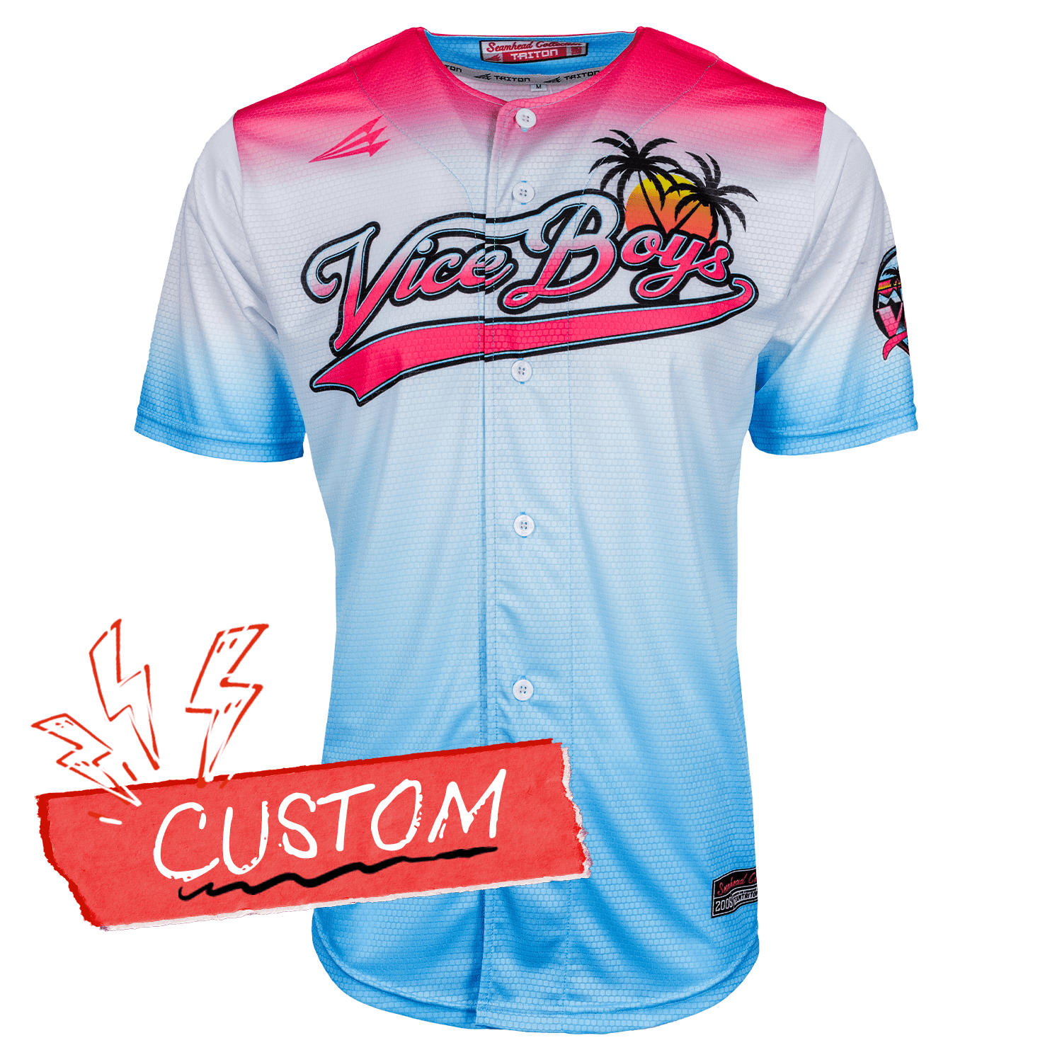 Vice Boys Miami Lifestyle Baseball Jersey Shirt
