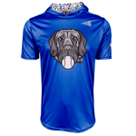 Sandlot Hercules HyperMAX Short Sleeve Baseball Hoodie Dog
