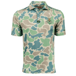Seamhead Hunting Club Lifestyle Performance Camo Baseball Polo
