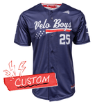 Velo Boys USA Vandy Boys Lifestyle Baseball Jersey Shirt