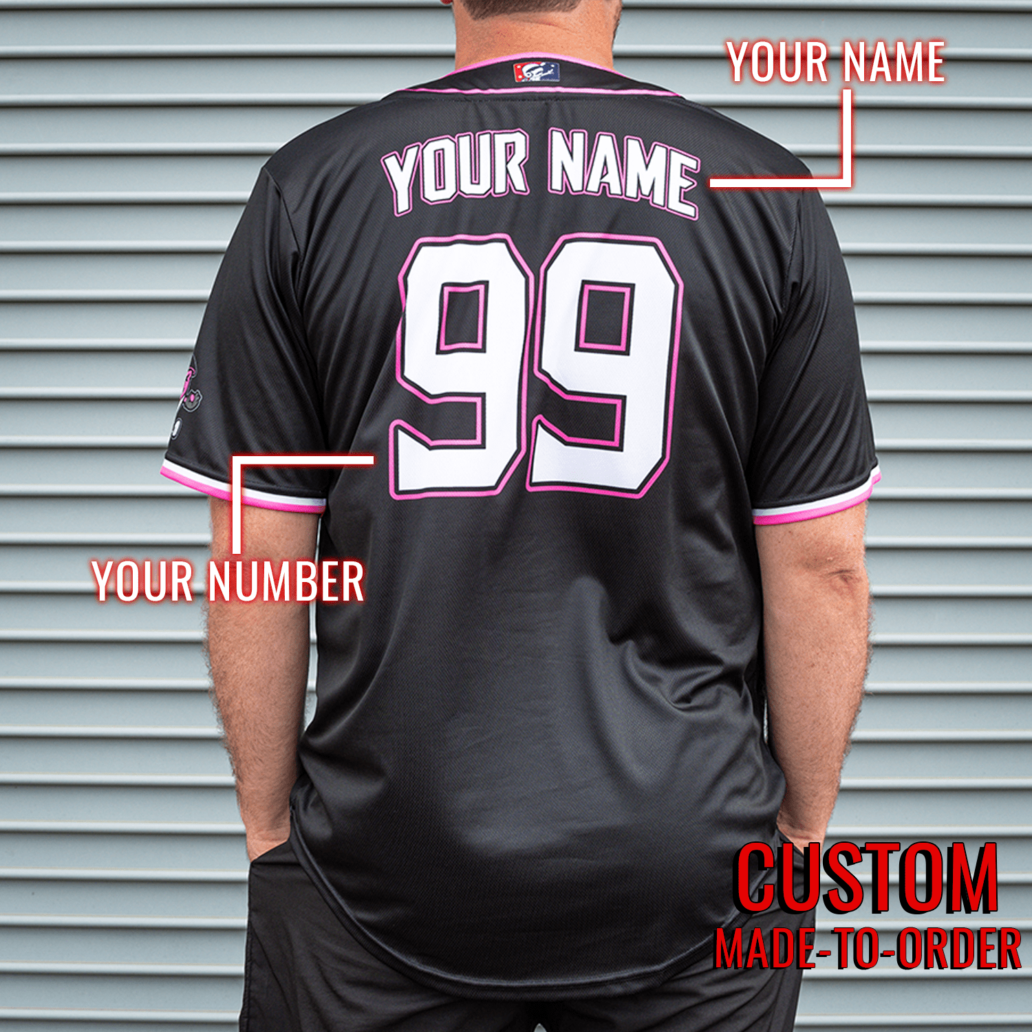 Barrio Boys Seamhead Baseball League Jersey (Away) *CUSTOM*