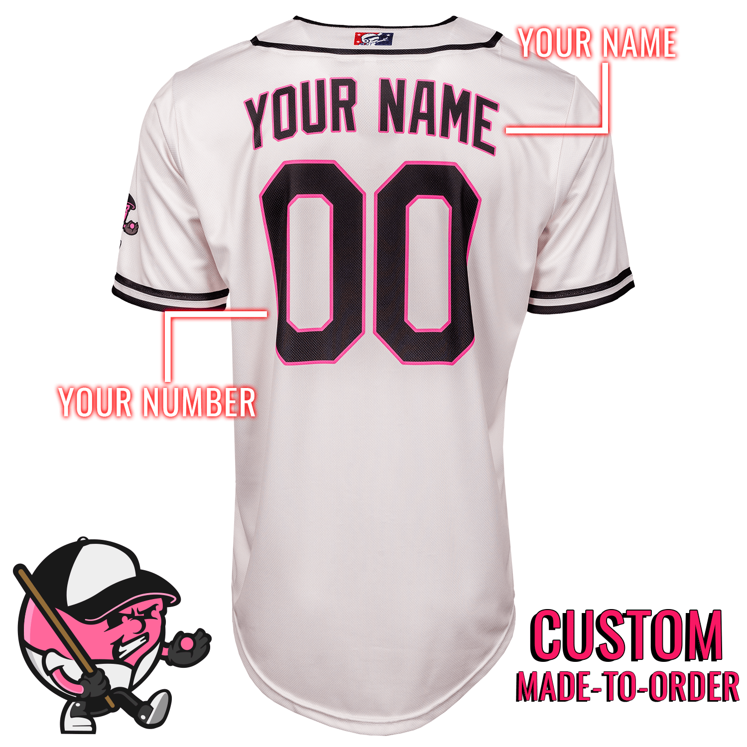 Barrio Boys Seamhead Baseball League Jersey (Home) *CUSTOM*
