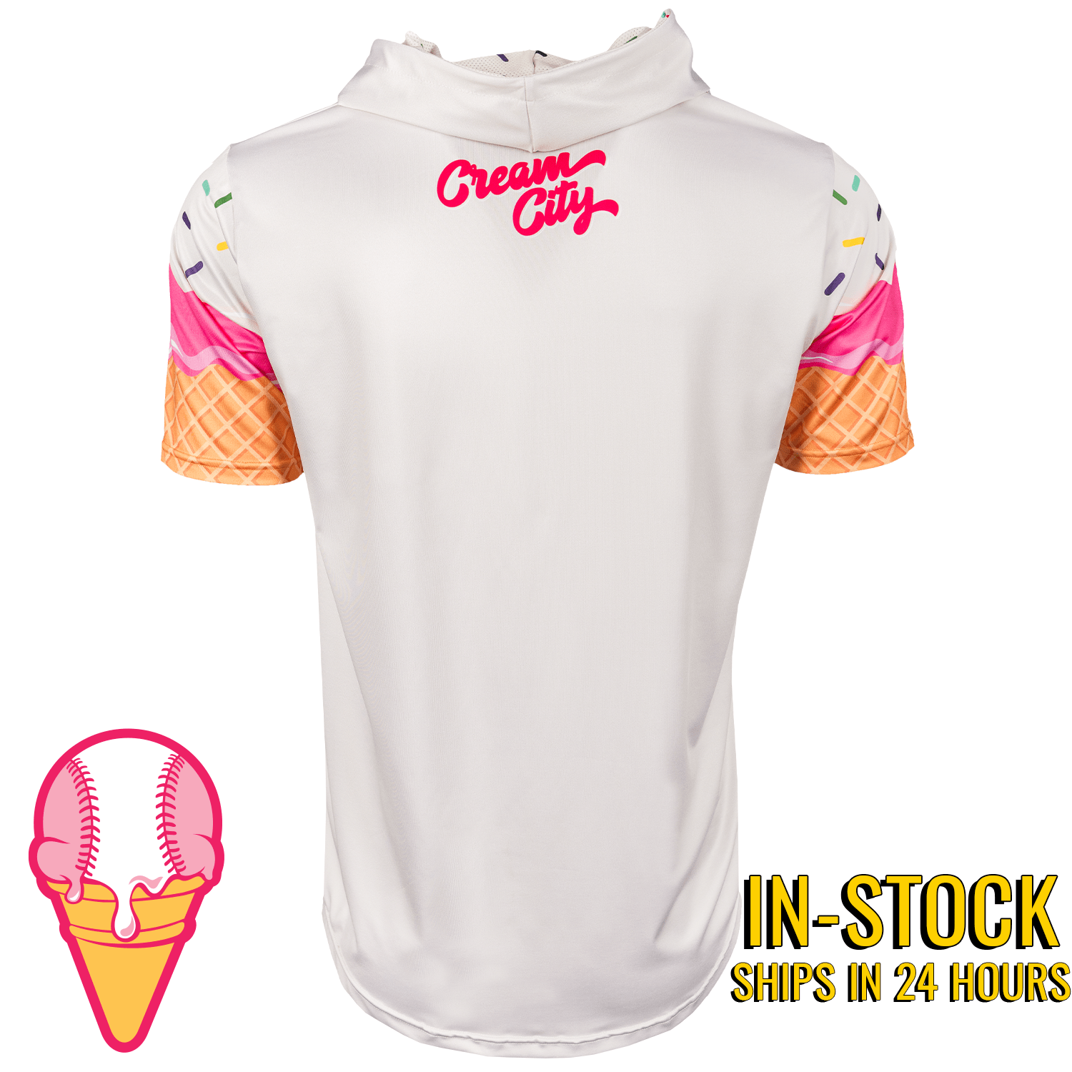 Ice Cream Baseball Hoodie