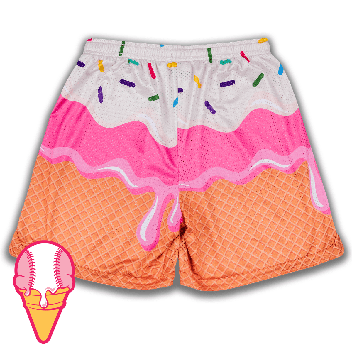 Ice Cream Baseball Shorts - Lifestyle Shorts