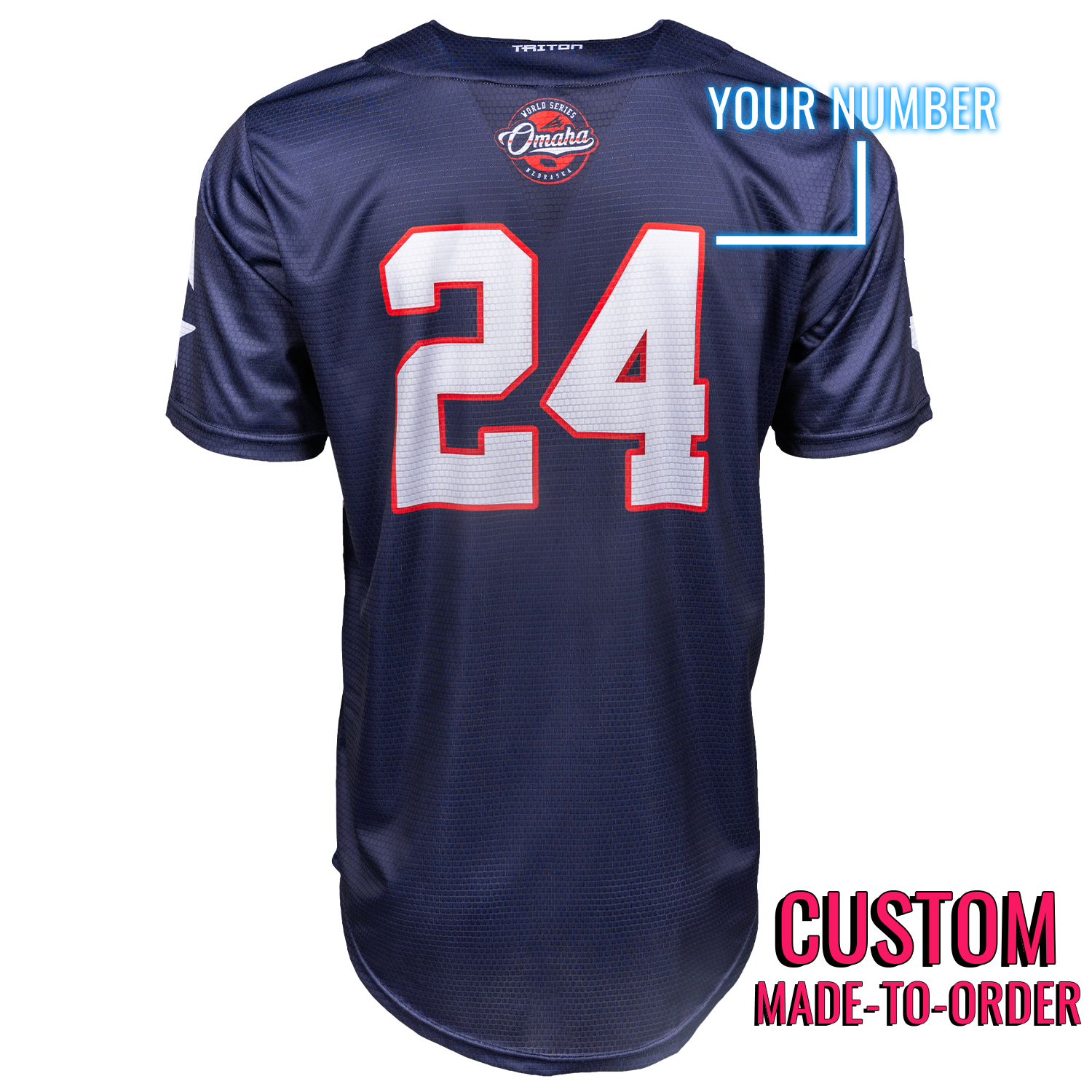 Omaha World Series Baseball Jersey *CUSTOM* (USA)