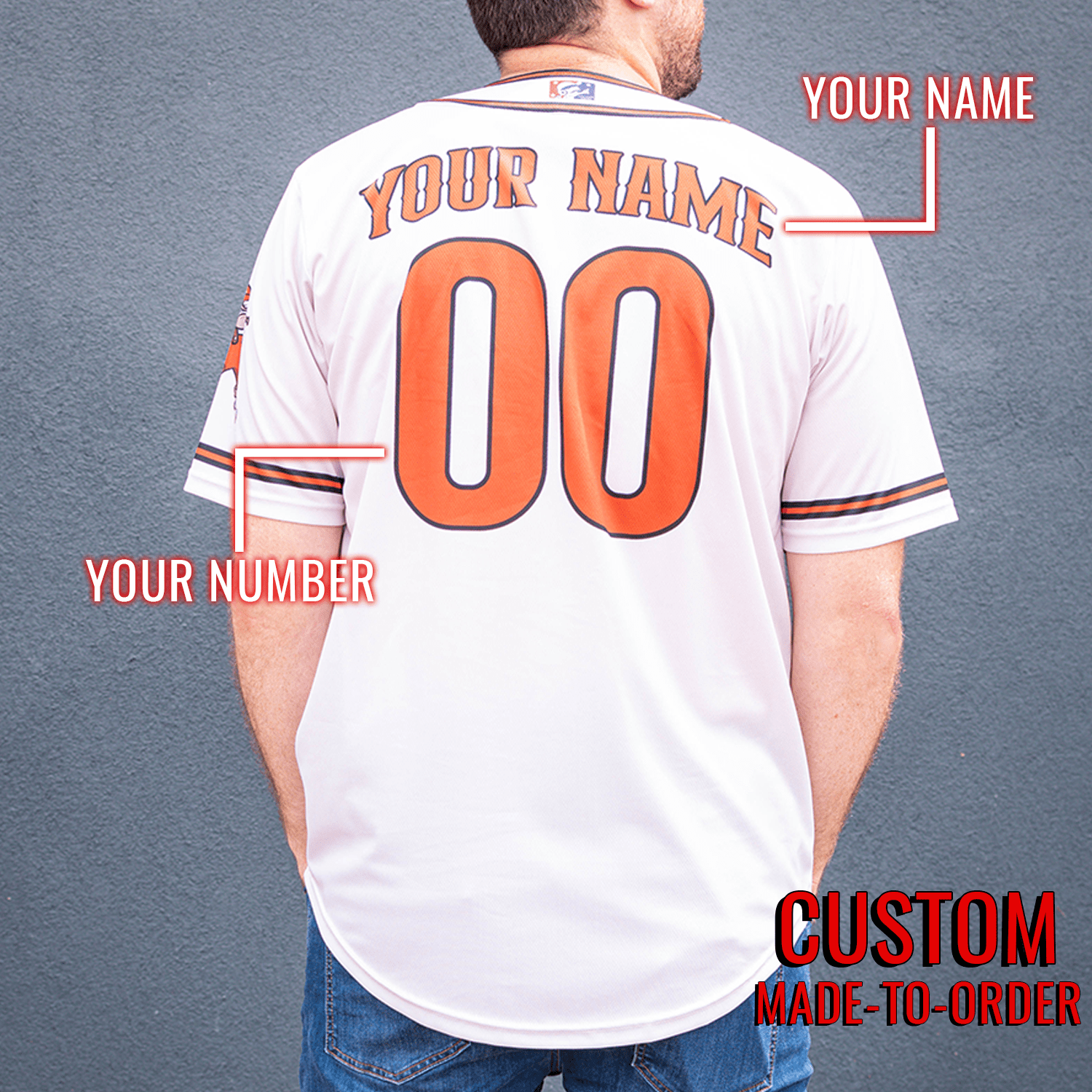 Appalachian Moonshiners Seamhead Baseball League Jersey (Home) *CUSTOM*