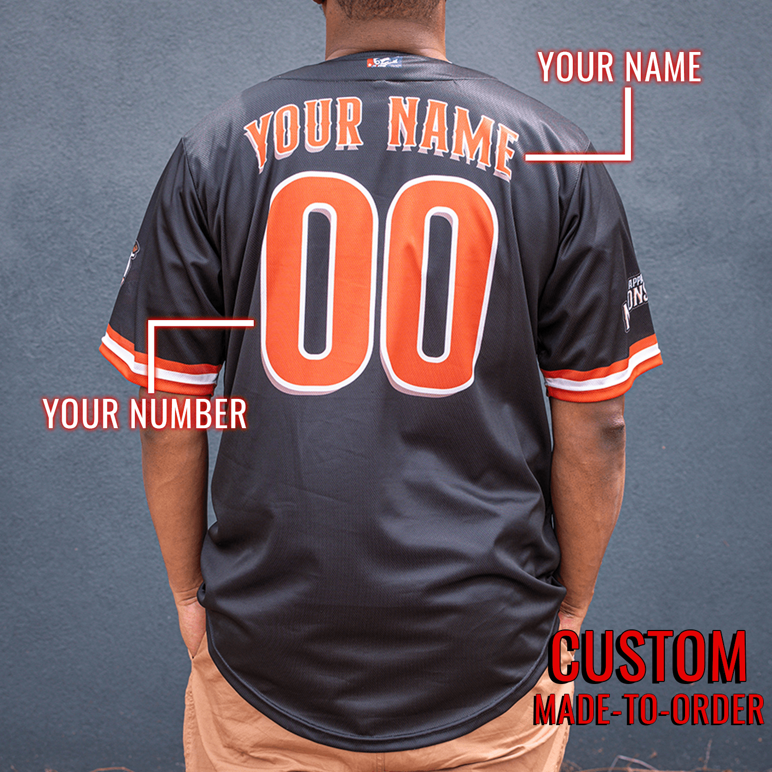 Appalachian Moonshiners Seamhead Baseball League Jersey (Away) *CUSTOM*