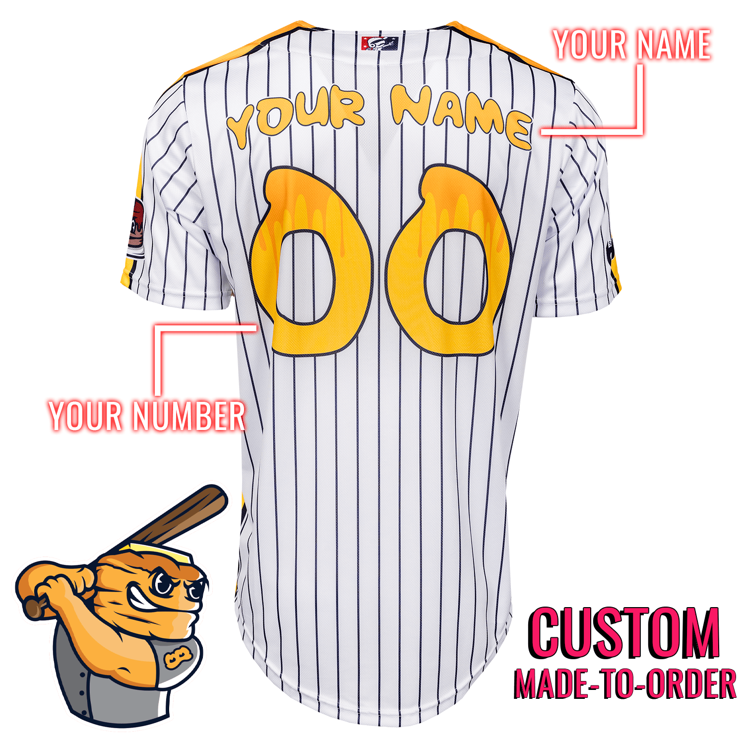 San Diego Brunch Seamhead Baseball League Jersey (Home) *CUSTOM*