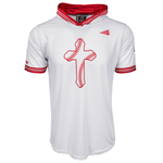Baseball Seam Cross Jesus Triton Seamhead Lifestyle Baseball Short Sleeve Hoodie Pullover