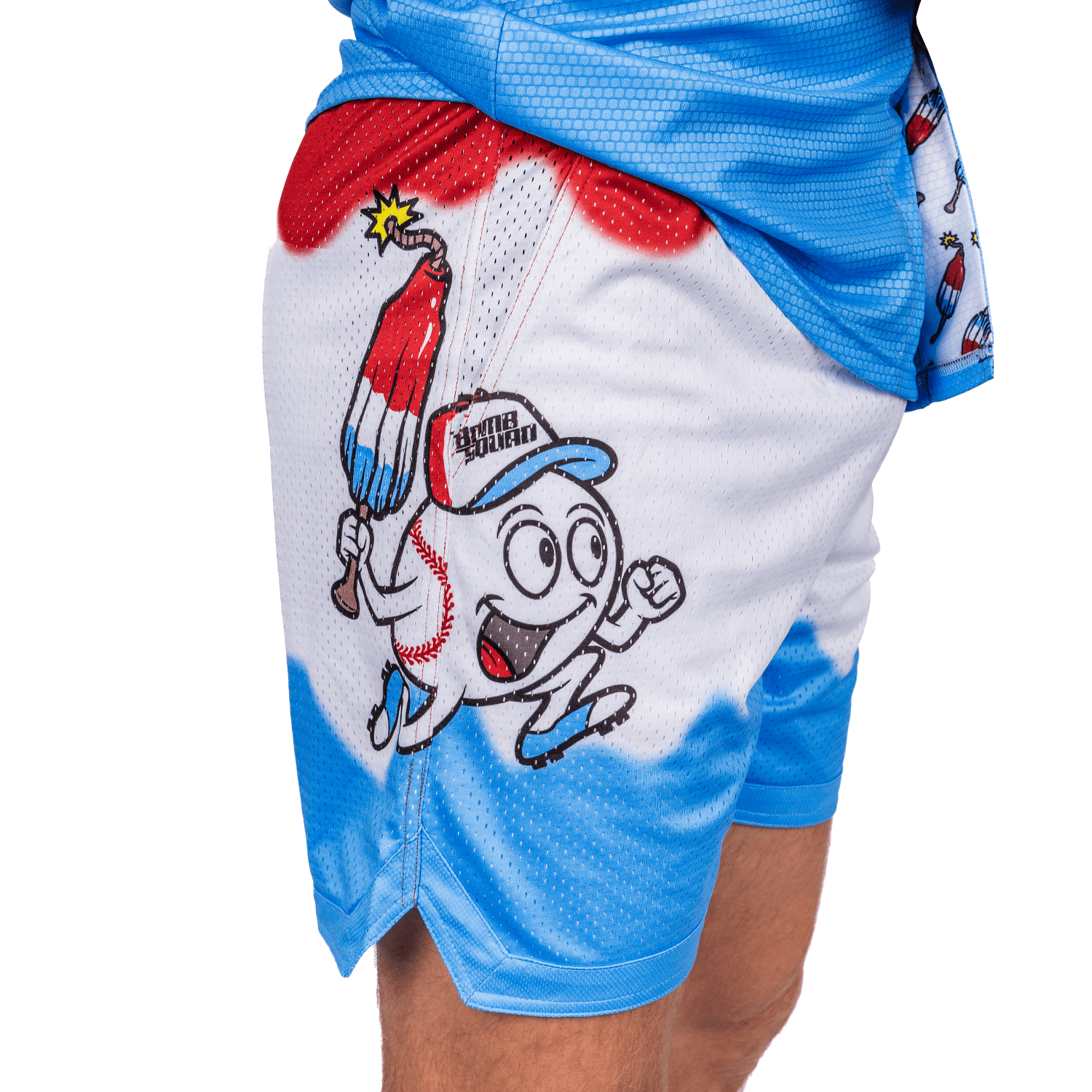 Bomb Squad Bomb Pop Baseball Shorts
