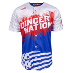 Dinger Nation USA Triton Seamhead Lifestyle Baseball Jersey Shirt