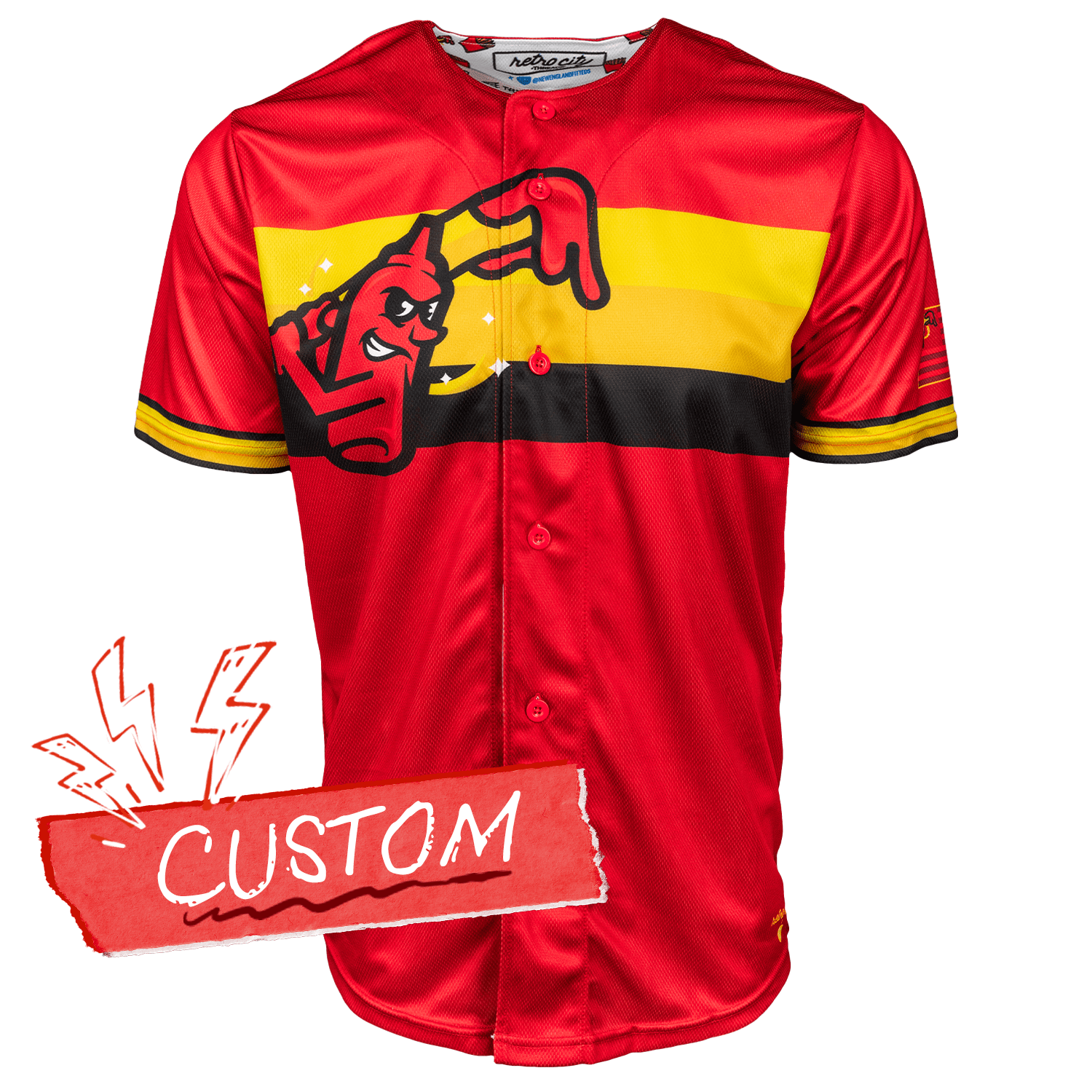Fry Swatters Lifestyle Baseball Jersey (Away) – Seamhead Swag