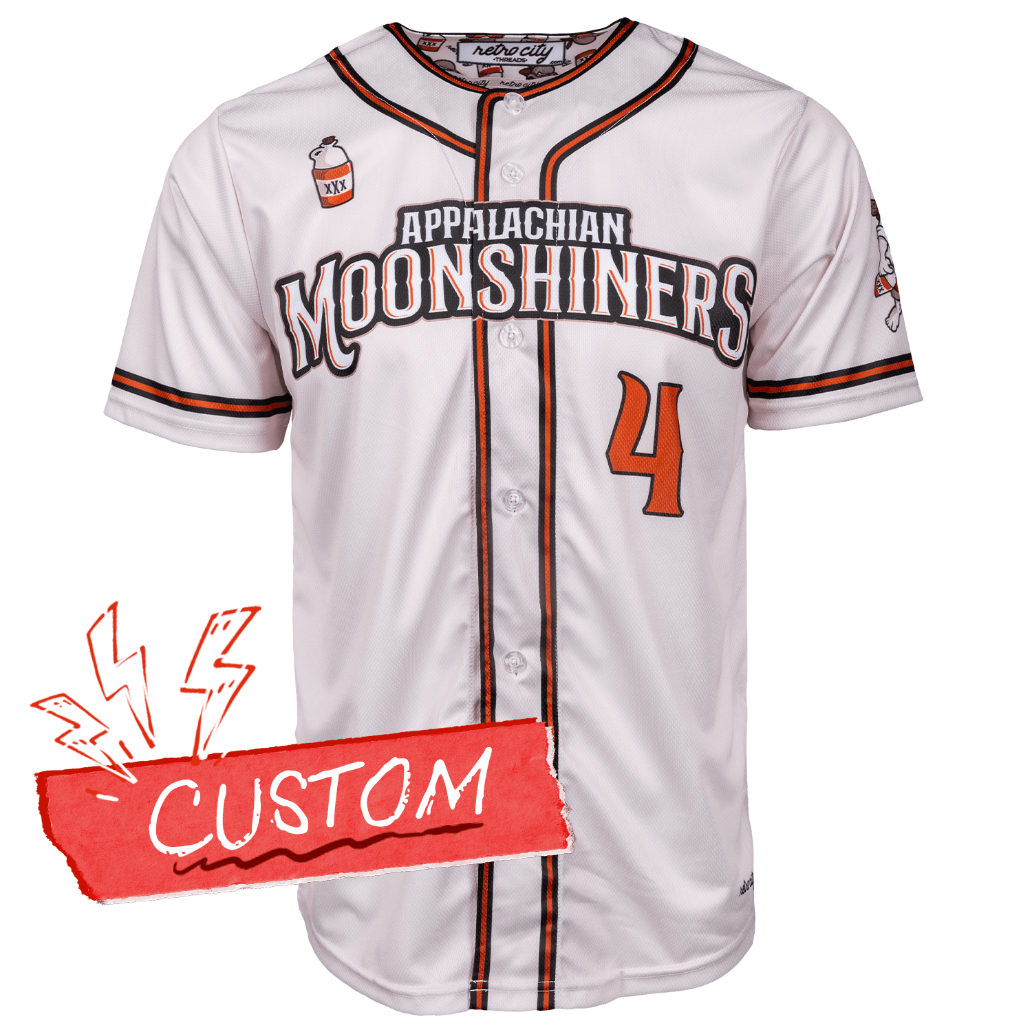 Appalachian Moonshiners Triton Seamhead Lifestyle Baseball Jersey
