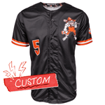 Appalachian Moonshiners Triton Seamhead Lifestyle Baseball Jersey Shirt Black