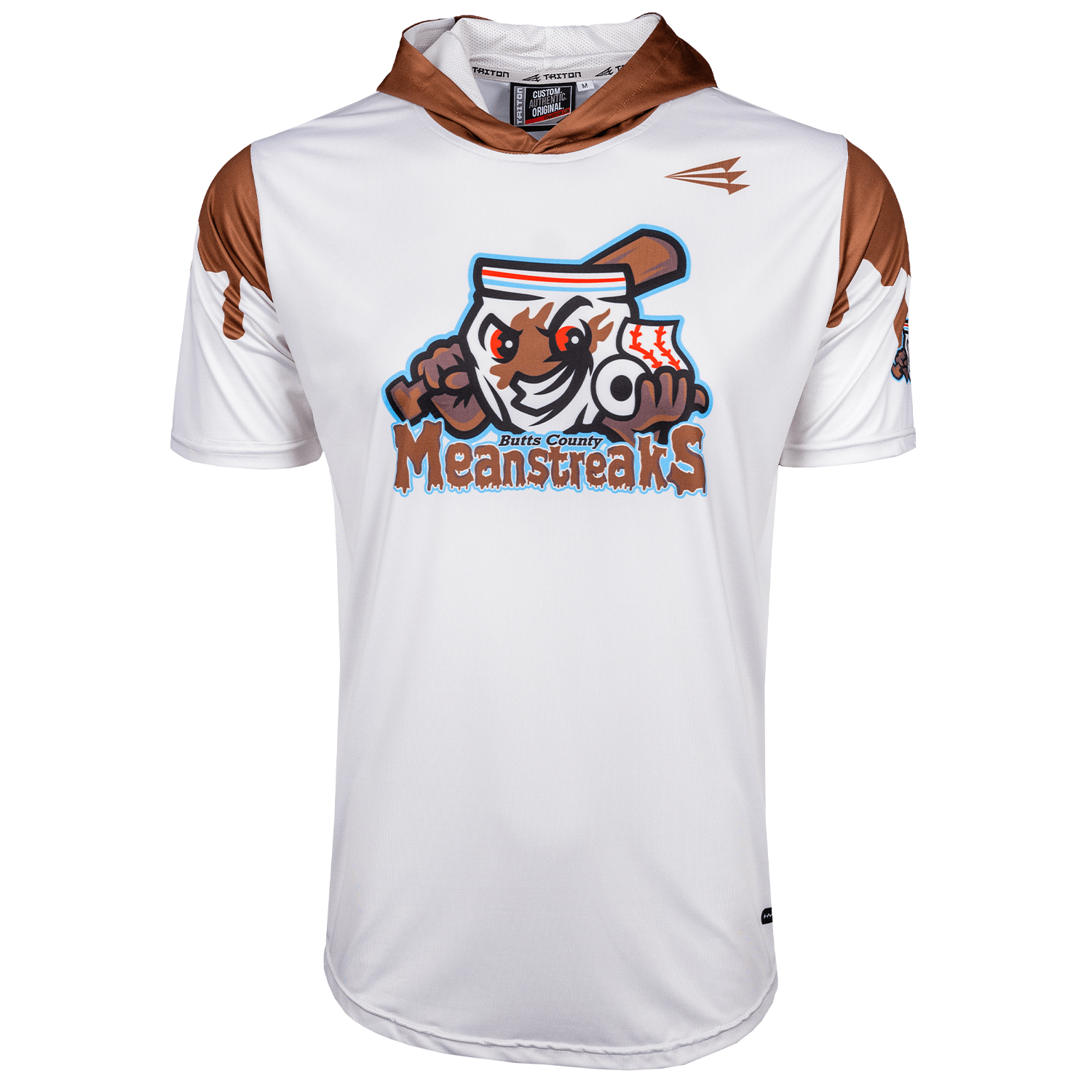 Butts County Meanstreaks Baseball Short Sleeve Hoodie Funny