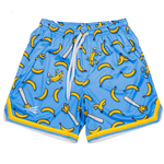 Nukes N Naners Bananas Retro Baseball Lifestyle Shorts Triton