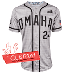 NCAA College World Series Omaha Baseball Jersey Shirt Flannel