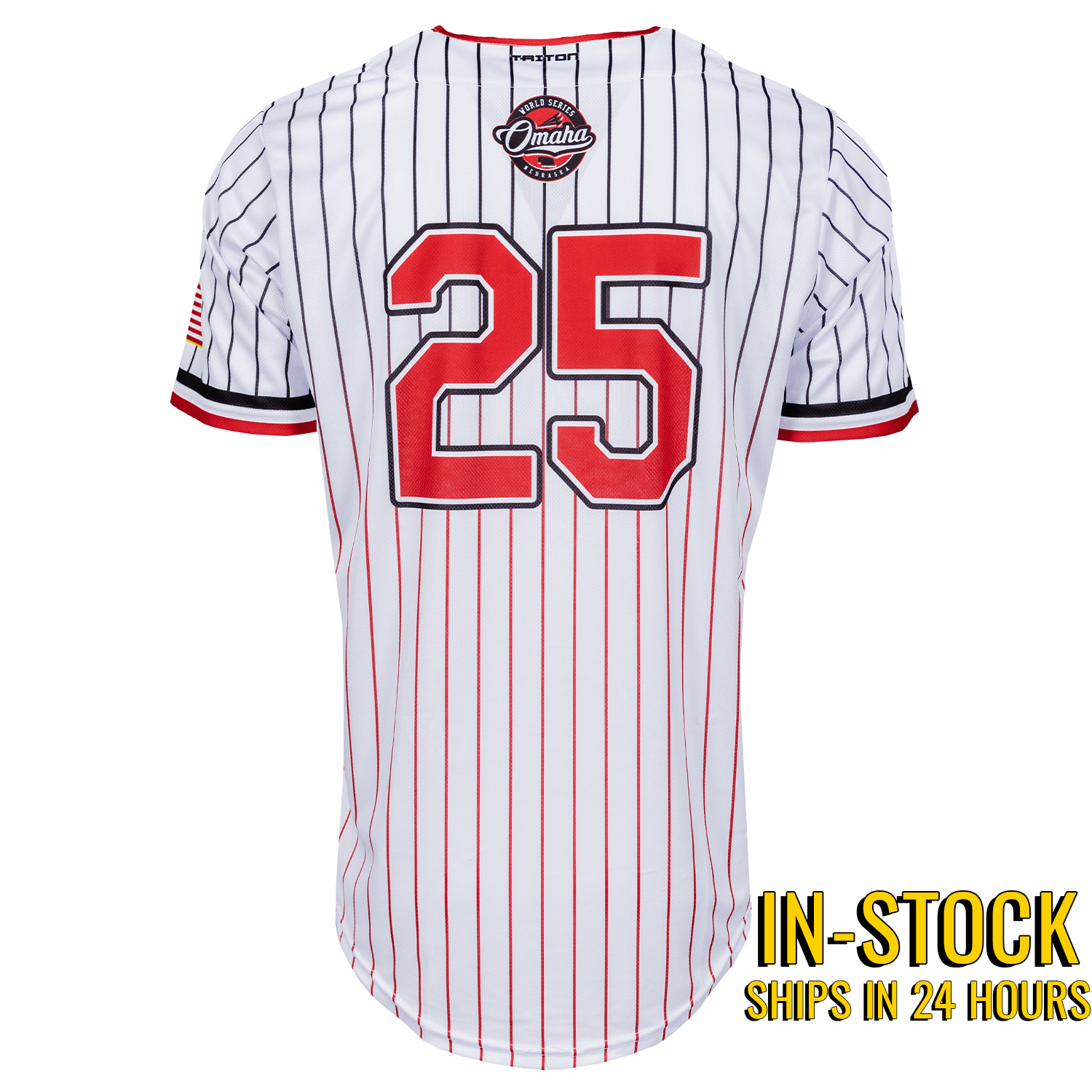 Omaha World Series 2025 Baseball Jersey (Skyline)
