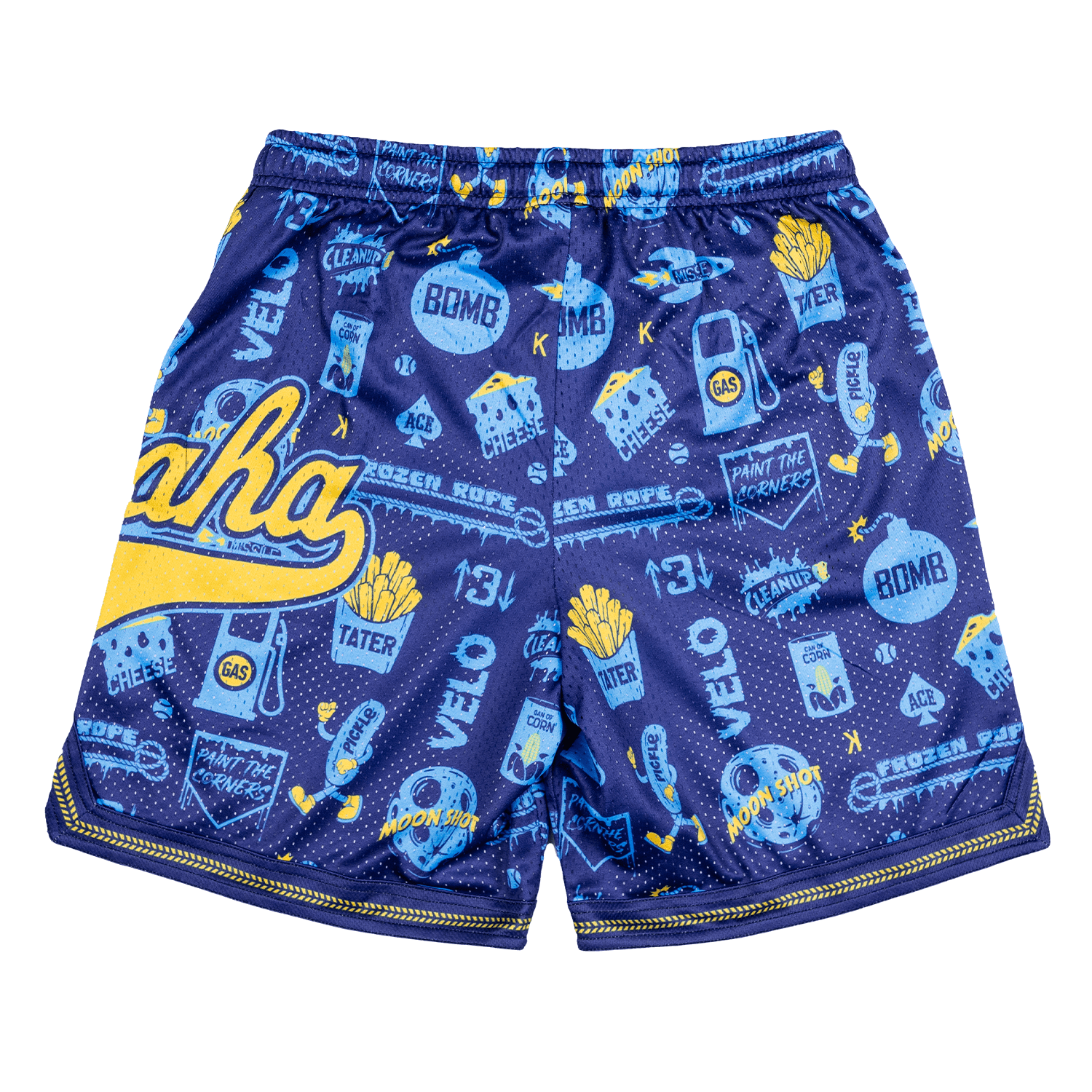 Omaha World Series Mesh Lifestyle Baseball Slang Shorts