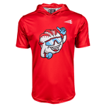 Seamhead Lifestyle Baseball Short Sleeve Baseball Hoodie Pullover