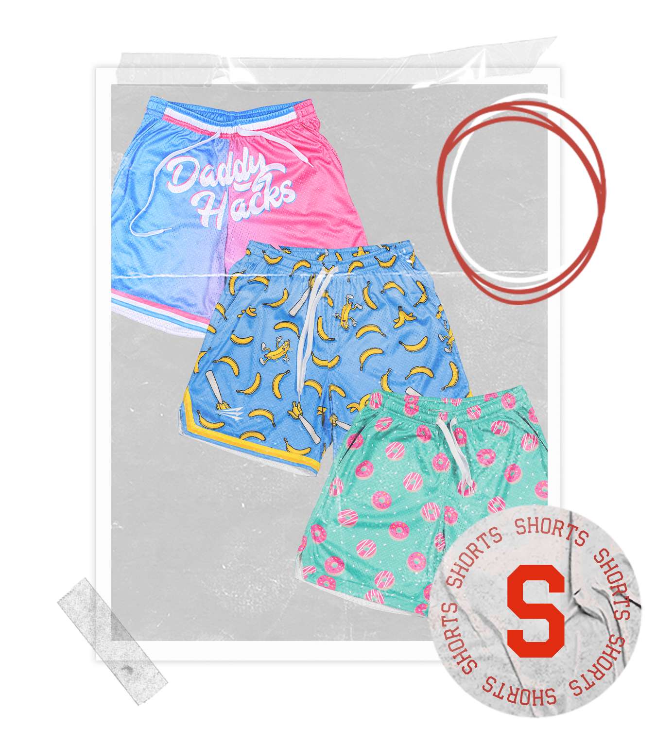 Baseball Mesh Shorts