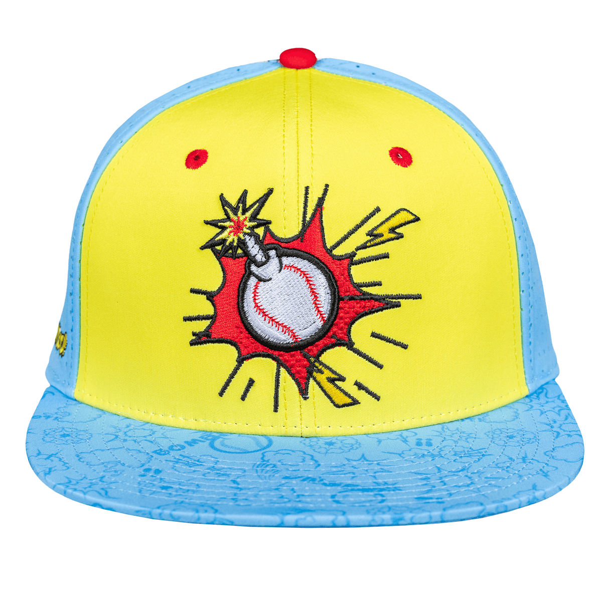 Comic Book Bombs Snapback Lifestyle Baseball Hat
