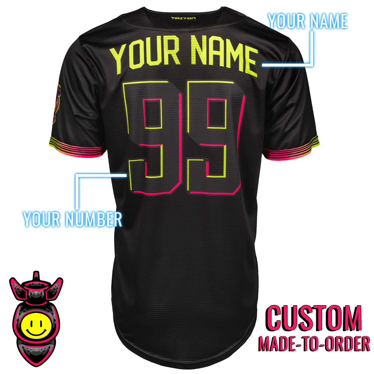 Nukes Lifestyle Baseball Jersey *CUSTOM*