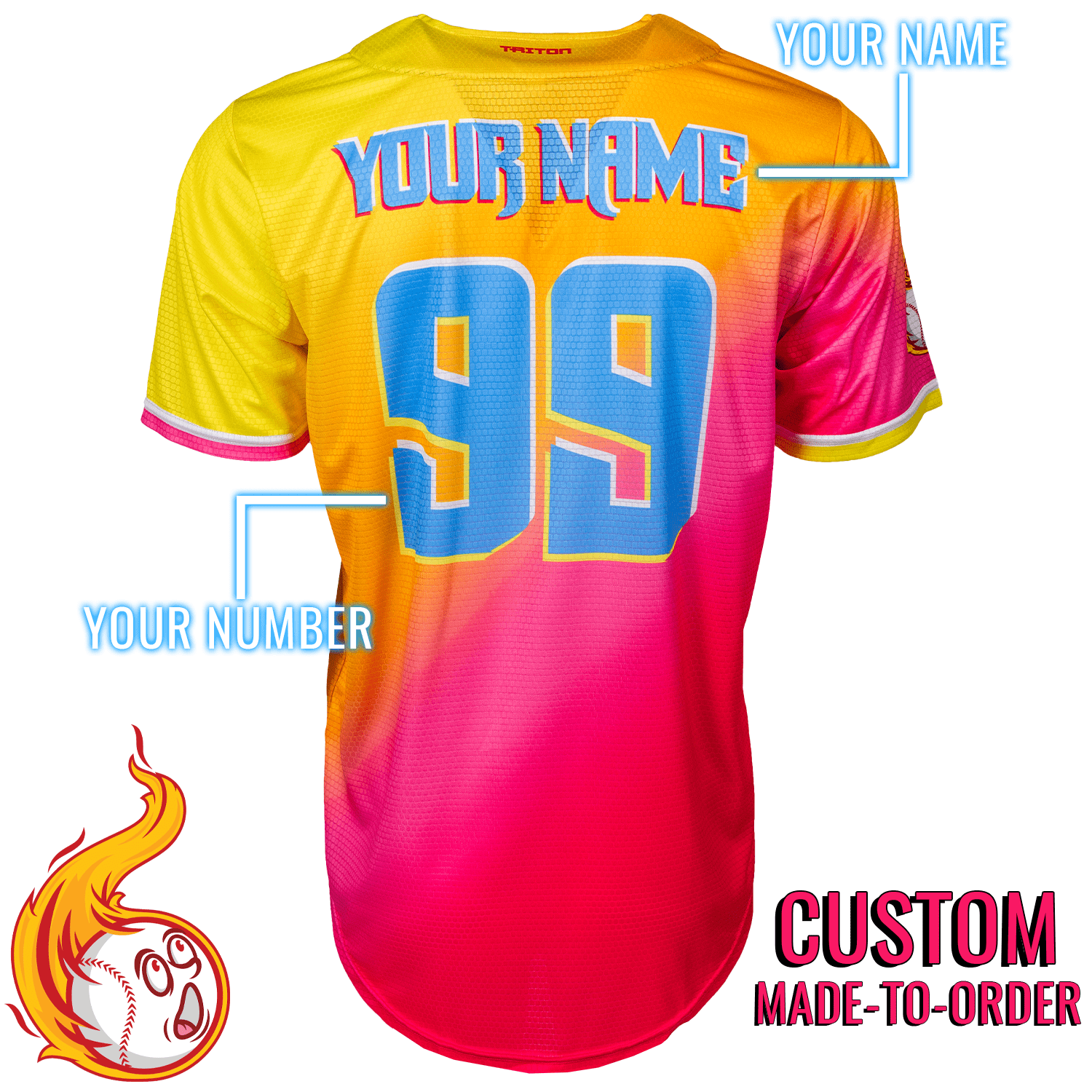 VeloCity Lifestyle Baseball Jersey *CUSTOM*