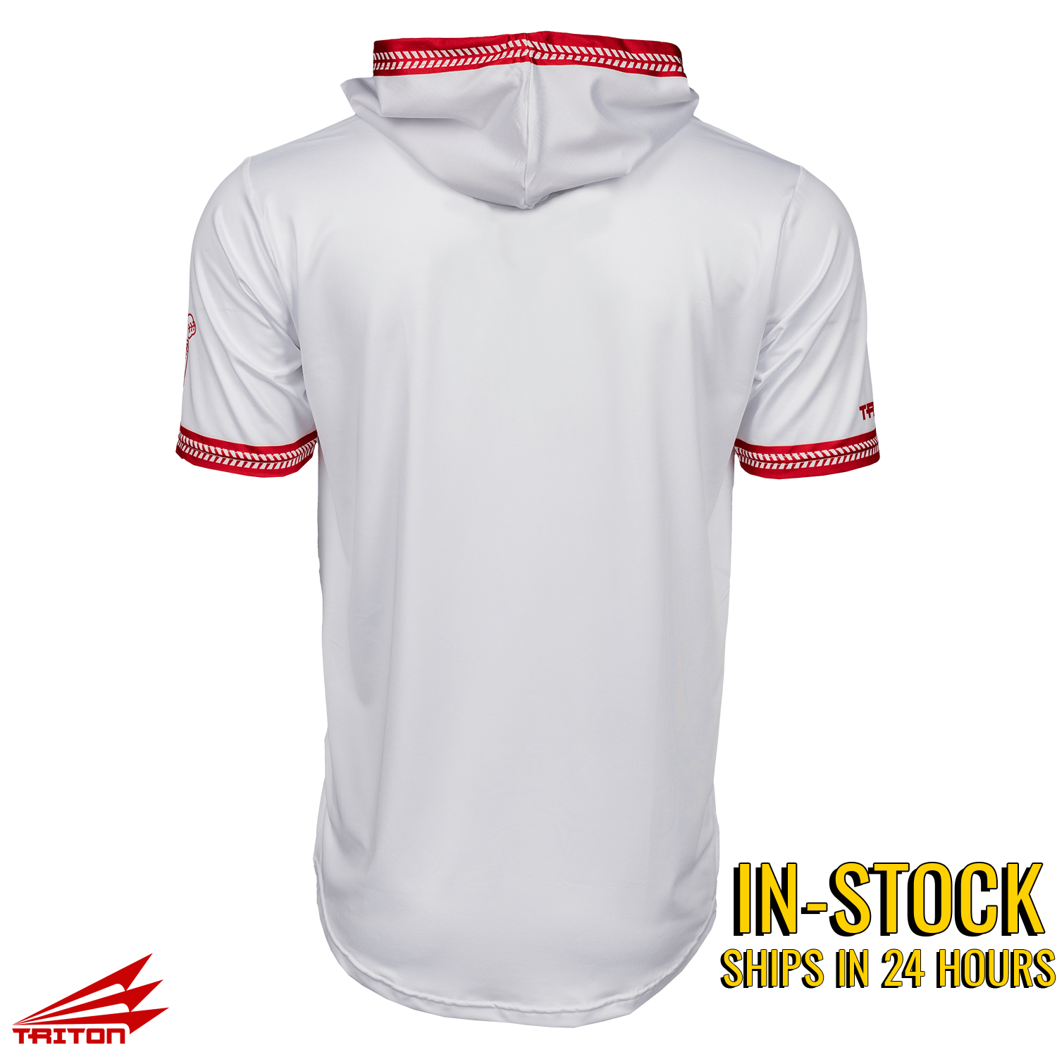 Baseball Seam Cross Pro Premier Short Sleeve Hoodie