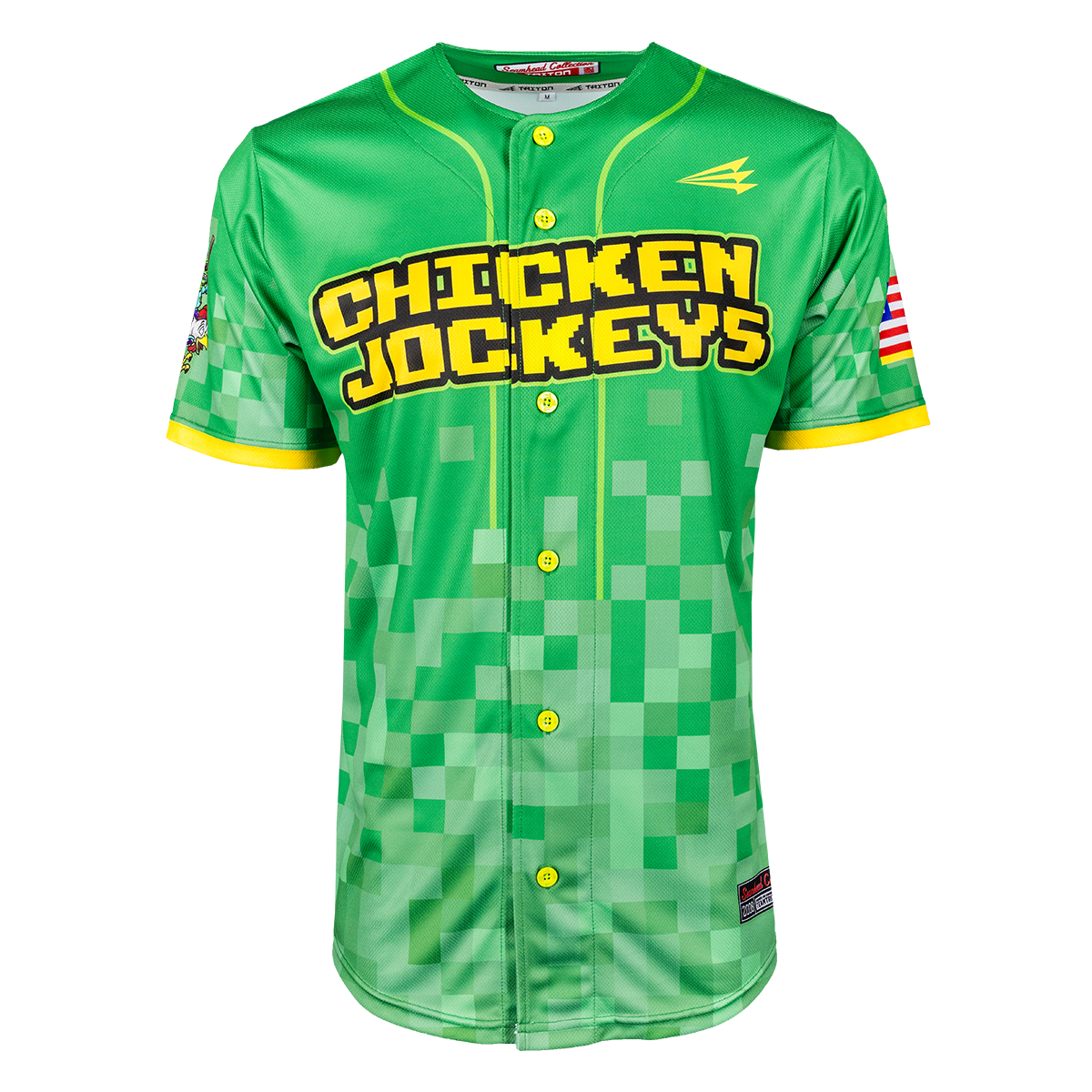 Chicken Jockeys Minecraft Lifestyle Baseball Jersey Shirt Pixel 8bit