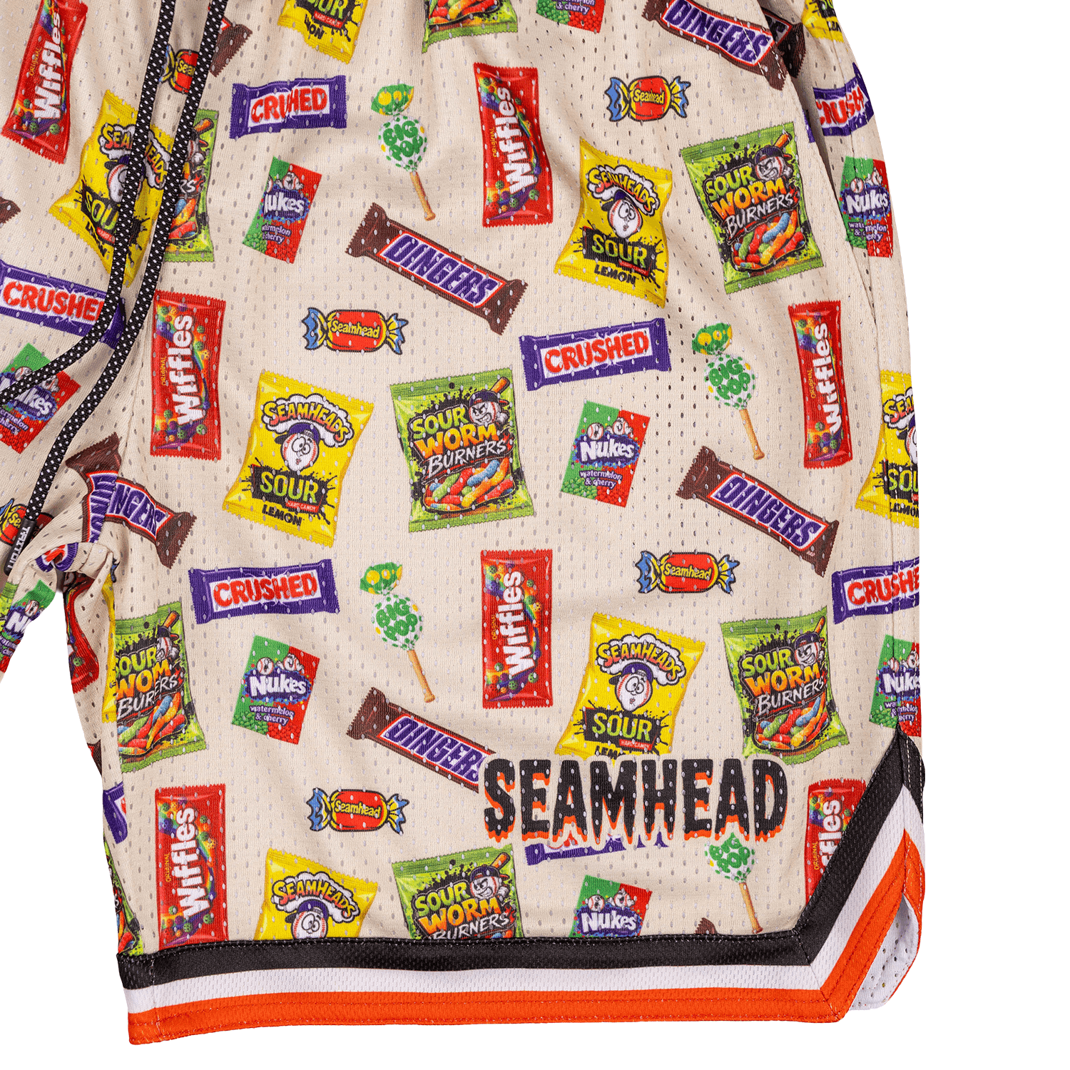 Candy Crushers Halloween Baseball Mesh Shorts