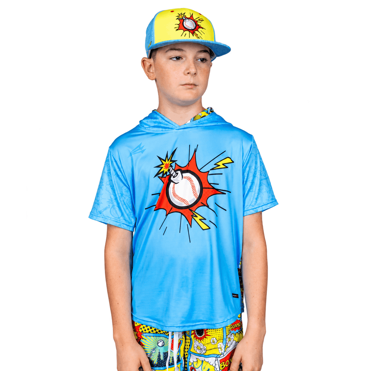 Comic Book Bombs HyperMAX Baseball Hoodie