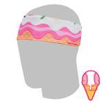 Cream City Ice Cream Baseball Lifestyle Seamhead Headband