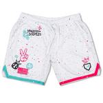 Dingers and Dogpiles Lifestyle Baseball Mesh Shorts Graffiti