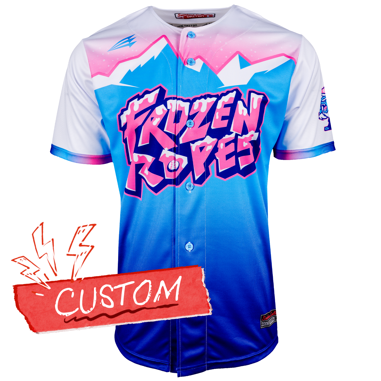 Frozen Ropes Yeti Baseball Jersey Lifestyle Baseball shirt