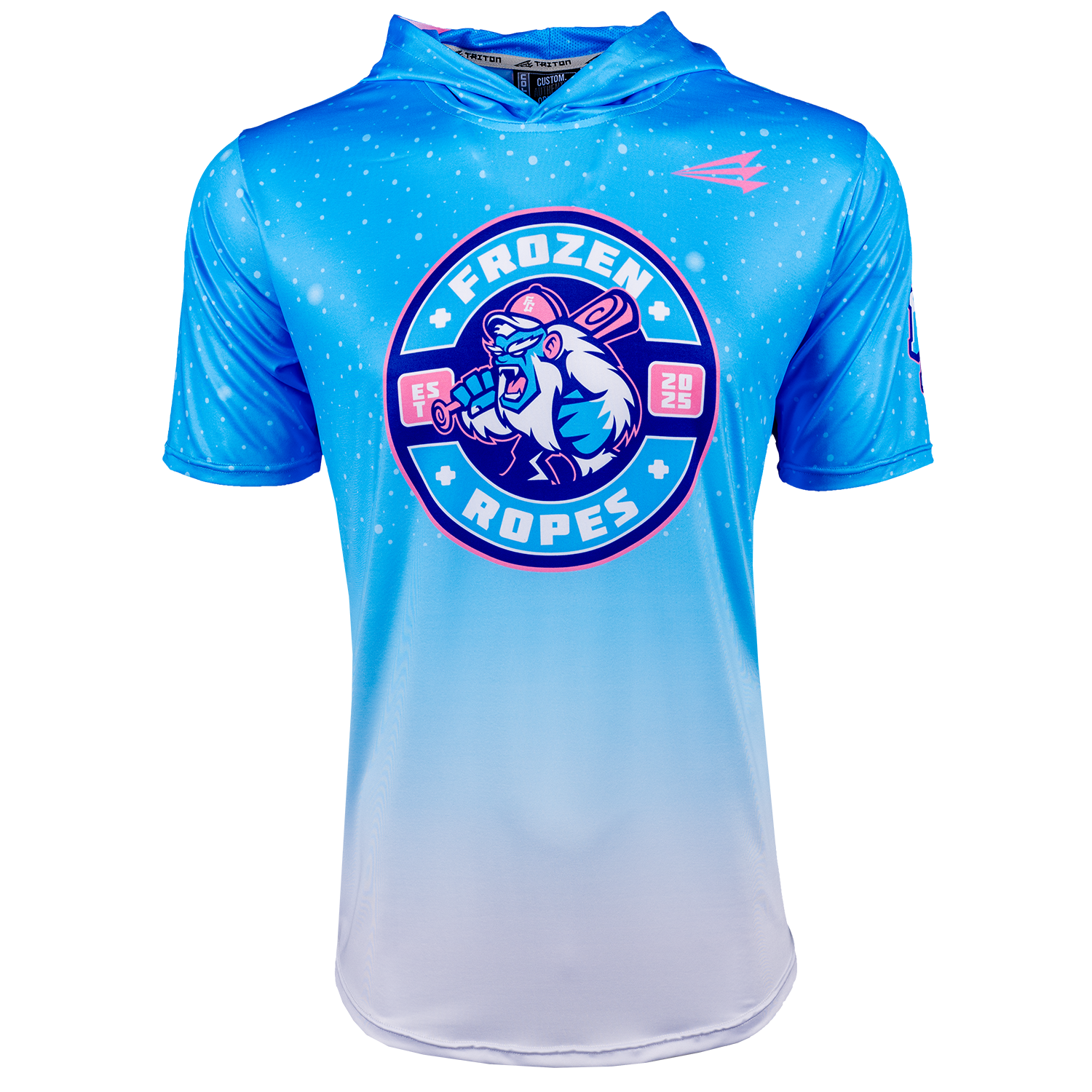 Frozen Ropes Yeti Snow Baseball Hoodie
