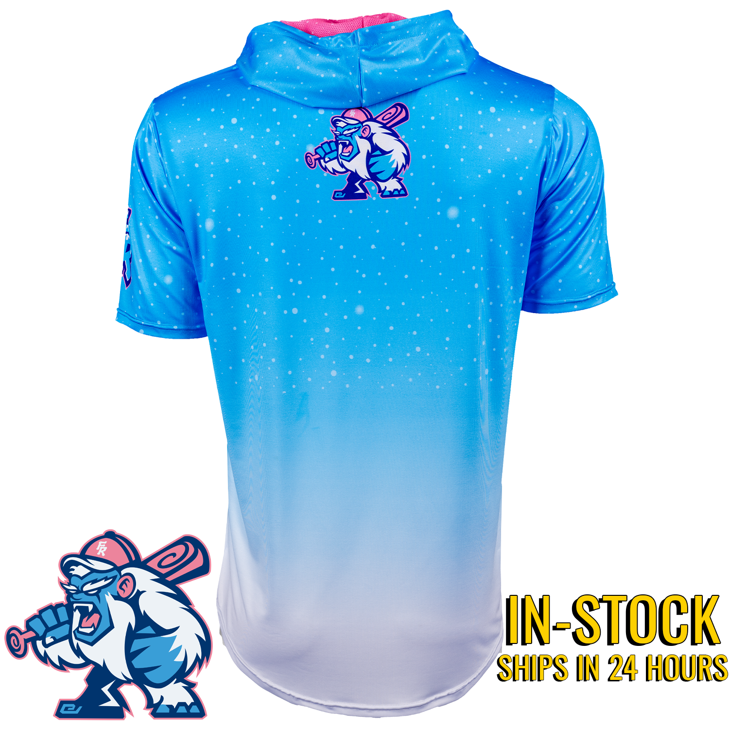 Frozen Ropes Yeti Short Sleeve HyperMAX Baseball Hoodie