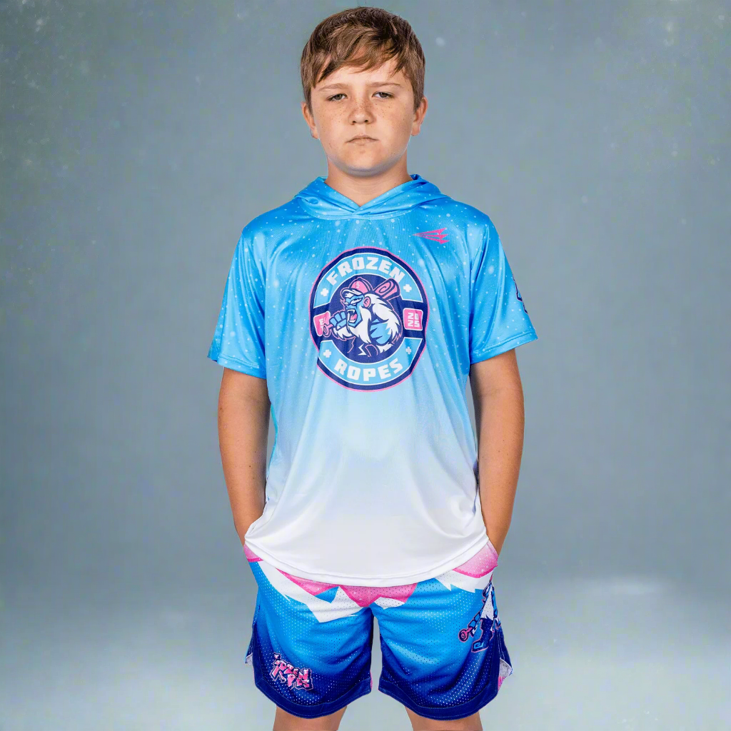 Yeti Snow Mountain Baseball Hoodie Pullover