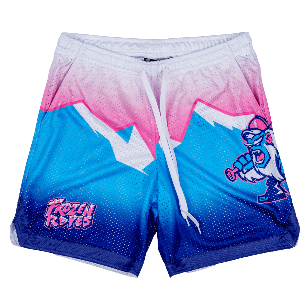 Frozen Ropes Yeti Lifestyle Baseball Shorts Snow