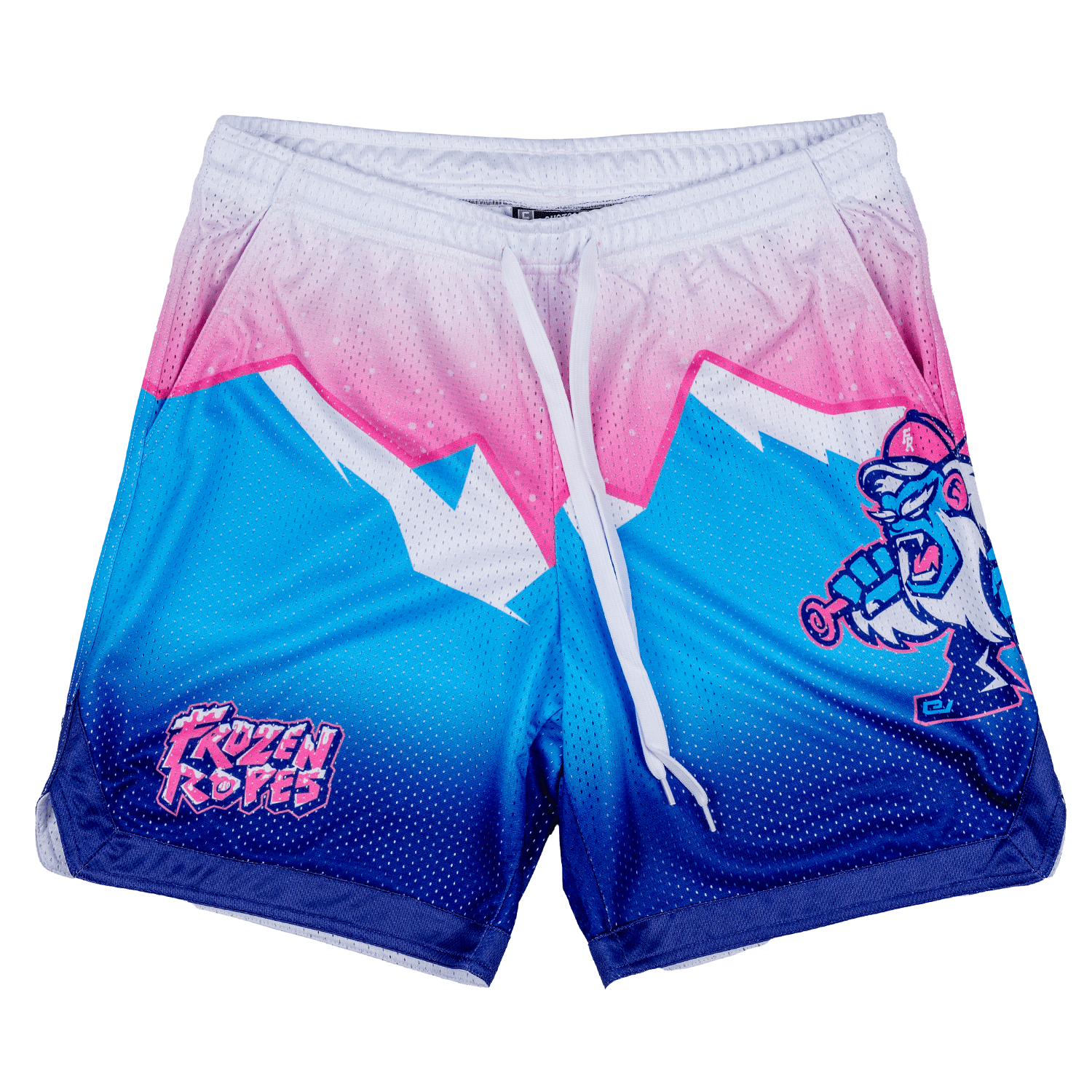 Frozen Ropes Yeti Lifestyle Baseball Shorts Snow