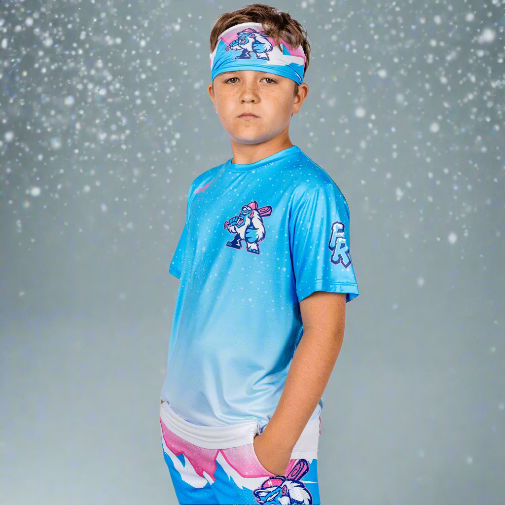 Yeti Snow Mountain Baseball Shirt