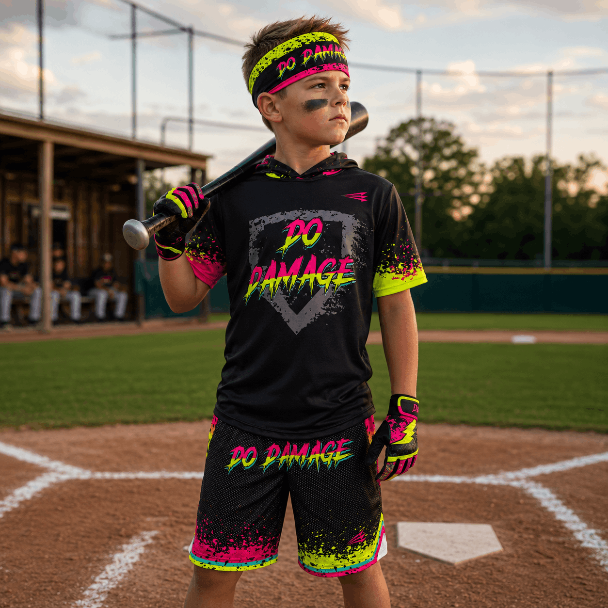 Do Damage Lifestyle Baseball Mesh Shorts