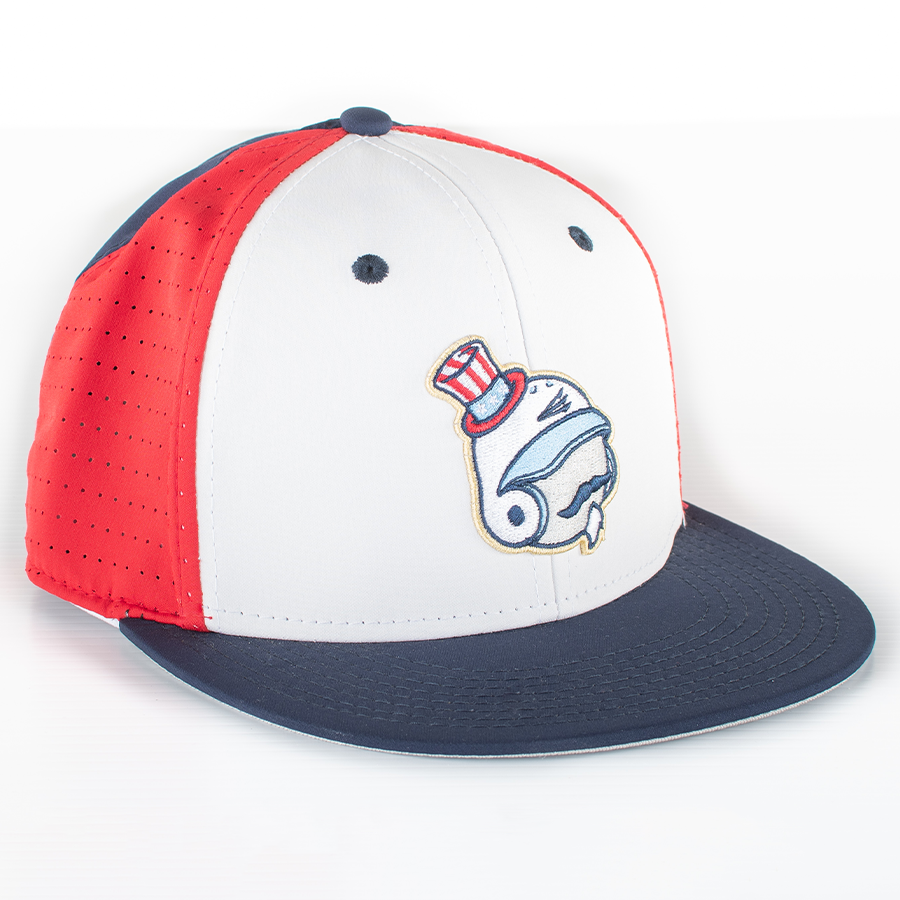 Stacheman Patriot Seamhead Lifestyle USA Baseball Hat