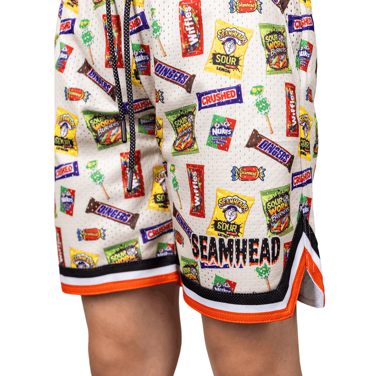Candy Crushers Halloween Baseball Mesh Shorts