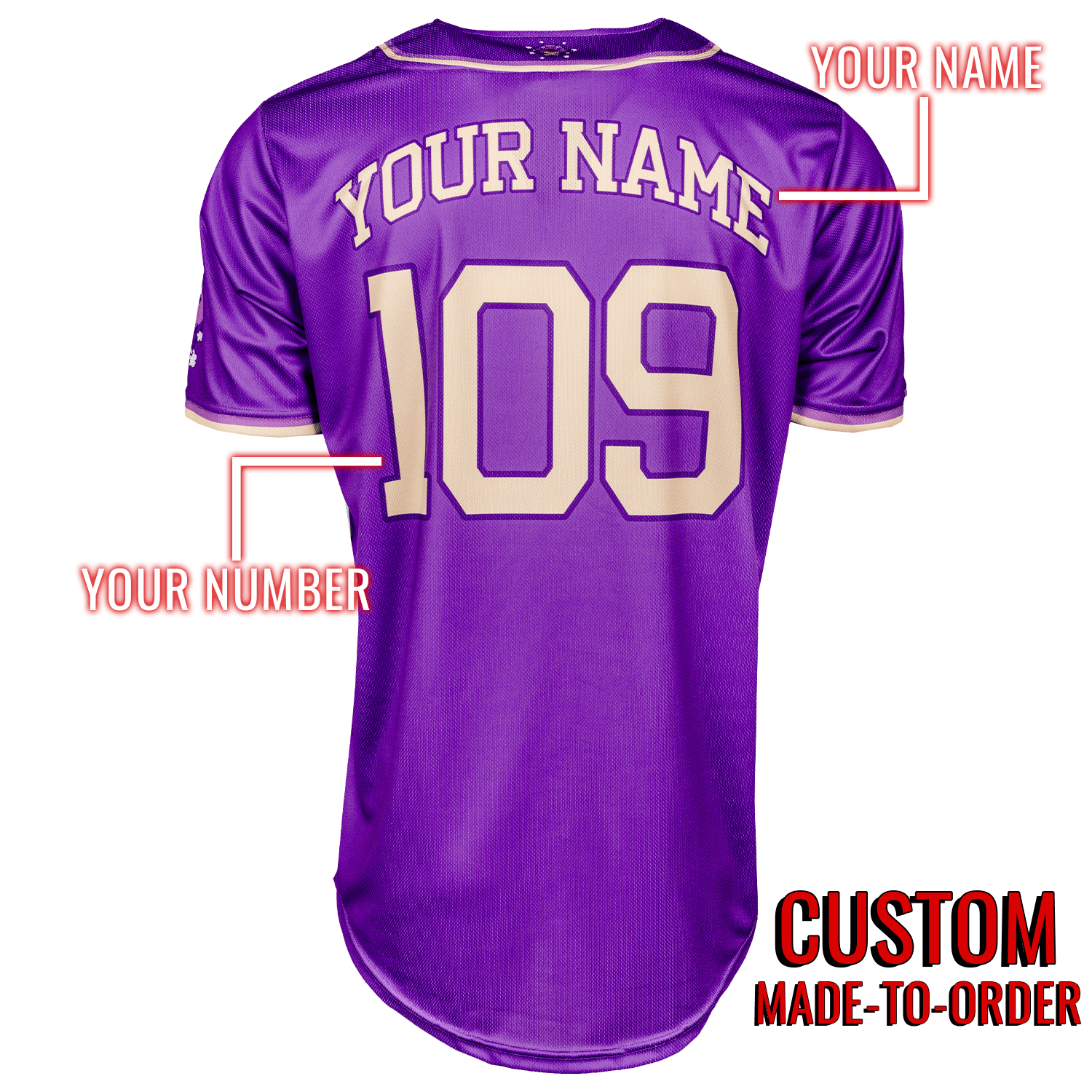 New Toxic PokéLeague Lifestyle Baseball Jersey *CUSTOM*