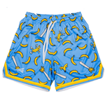 Nukes N Naners Bananas Retro Baseball Lifestyle Shorts Triton