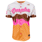 Omaha NCAA College World Series 2025 Ice Cream Baseball Jersey Shirt