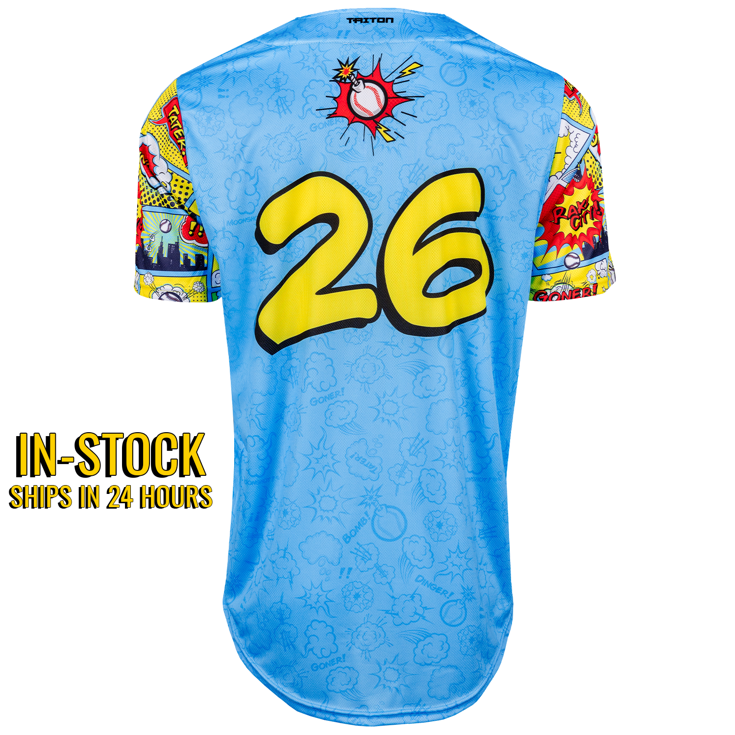 Comic Book Bombs - Omaha World Series Baseball Jersey *IN-STOCK*